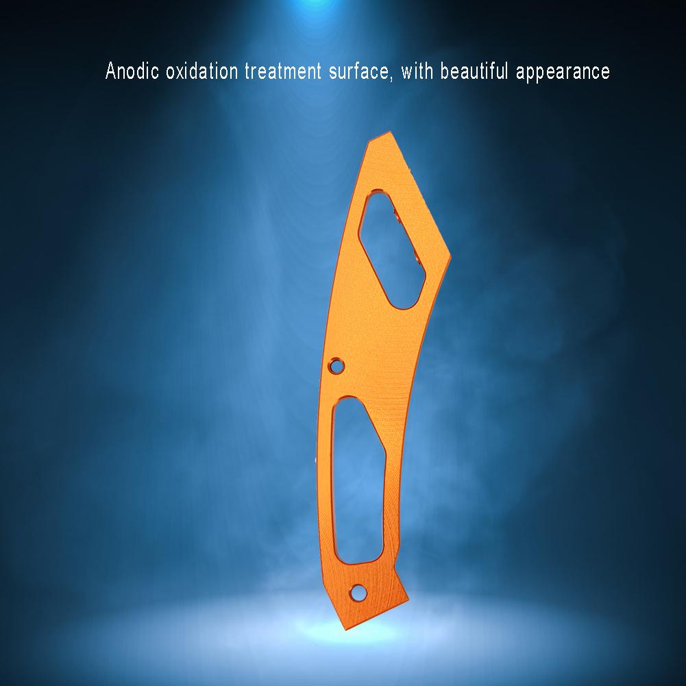 Aluminum Alloy Rear Anti Bending Plate for RC HPI 1/8 WR8 FLUX Ken Block Gymkhana Orange