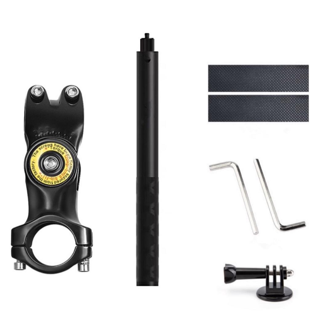 Ajustare Motocicletă Bicicletă Suport Ghidon Stick Selfie Monopod Bicicletă pentru GoPro 13 12 10 DJI Insta360 X5 X4 Accesoriu Cameră