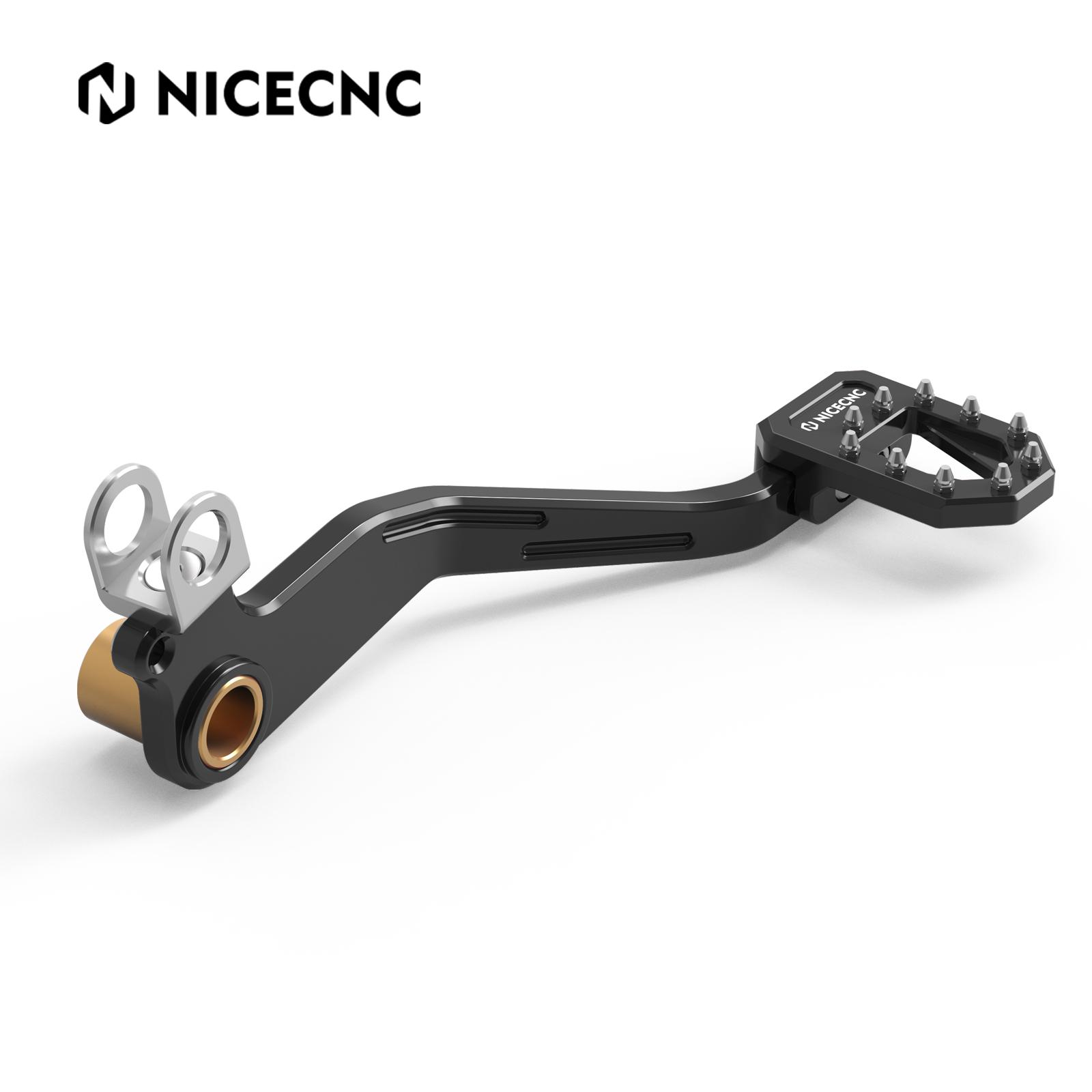 

NICECNC Blaster 200 ATV Rear Brake Pedal For Yamaha Blaster 200 YFS200 1988-2002 OEM 3JM-27211-10-00 Aluminum Stainless Steel чорний