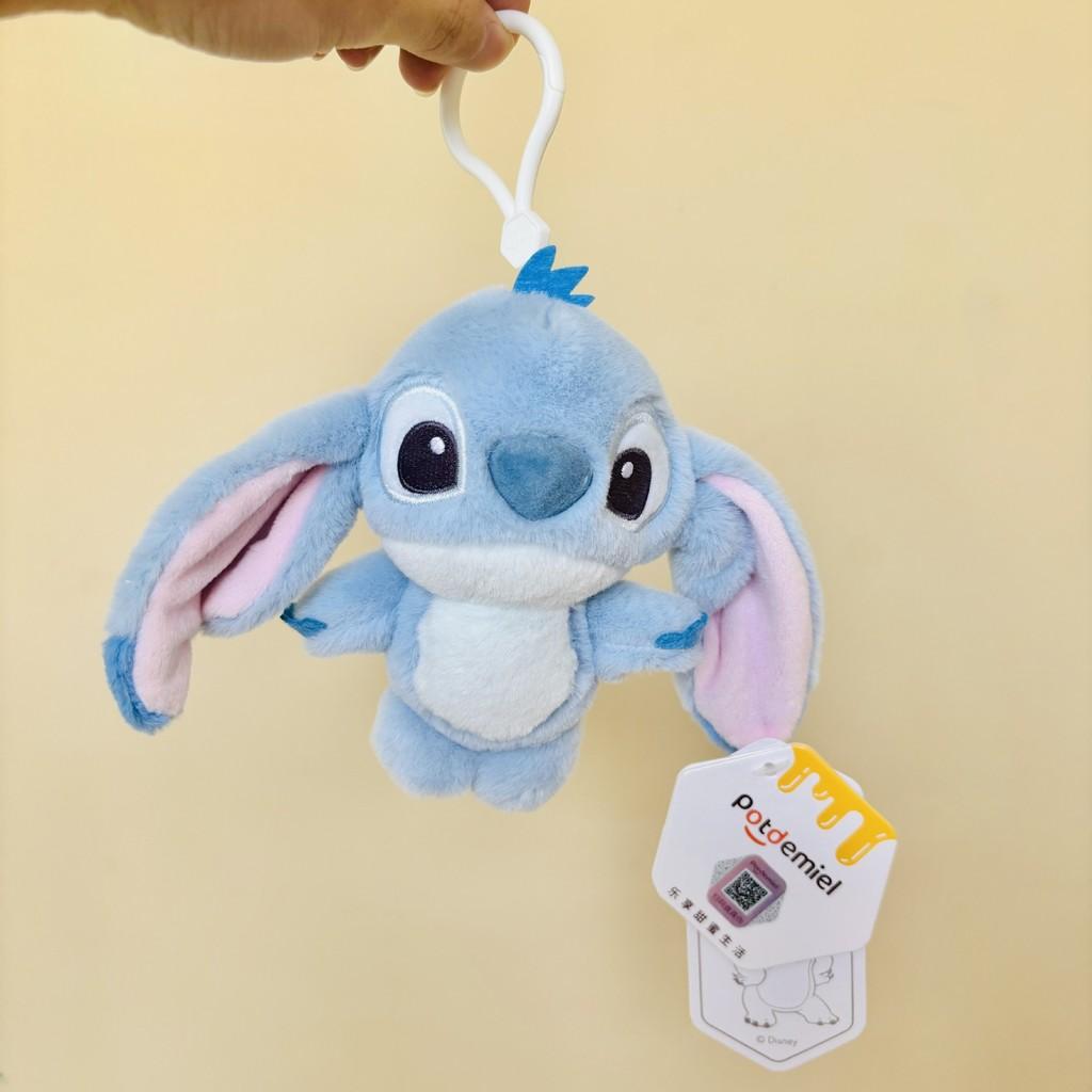 Disney Stitch Plush Keychain With Soft Short Plush For Kids And Collectors светло-синий