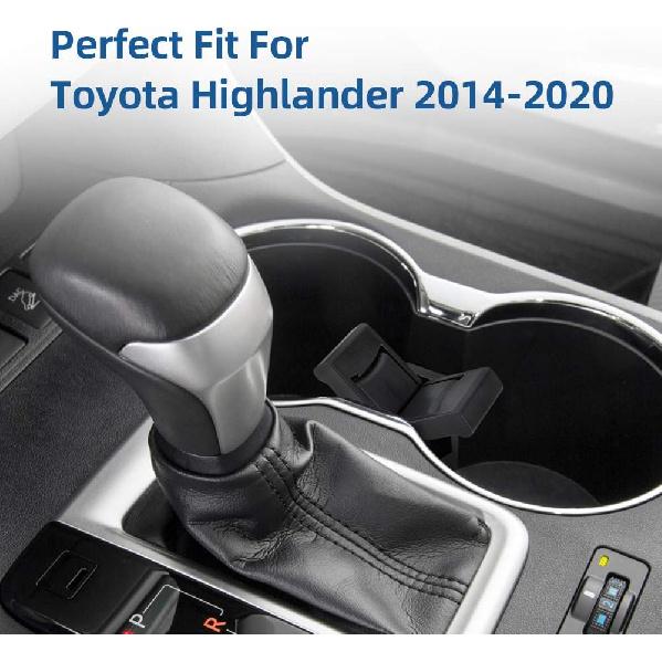 JoyTutus Cup Holder Compatible With Toyota Highlander 2014-, Fits Most Cup Sizes, Center Console Drink Holder Ert Divider