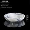 Marble Round Serving Tray Living Room Decor Luxury Minimalist Fruit Dish Jewelry Display Stand