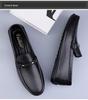 Men's Soft Cowhide Leather Casual Shoes, Size 36-45, Slip-On Style