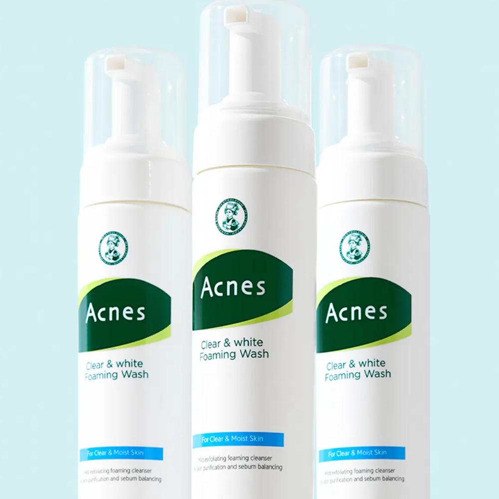 [ACNES] Acnes Clear and White Foaming Wash 150ml