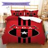 Alajuelense Logo Pattern Bedding Set Quilt Cover Pillowcase Home Decor Gift (1 * duvet cover + 2 * pillowcase, without core)