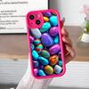 Aesthetic Stones Mobile Phone Case for iPhone 17 16 15 14 13 12 11 Air Pro Max Plus Thicken TPU Colorful Cover Luxury Cellphones