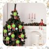 Plīša Ziemassvētku eglītes rotājuma bumba, laima zaļa, Ziemassvētku piekaramie rotājumi, Navidad