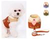 Homie Pettie Dog Harness for Small Lightweight Chest and Back Harness with Cat Harness and Traction Rope Mesh Ideal for Toy Shiba and Bikuma Walking