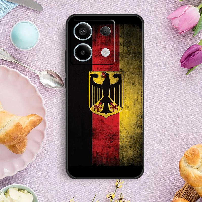 Germany Flag Emblem Case For Redmi Note 13 Pro Plus Note 12 9 10 11 Pro 9S 10S 11S 12S Redmi 12 10 C 13C Cover