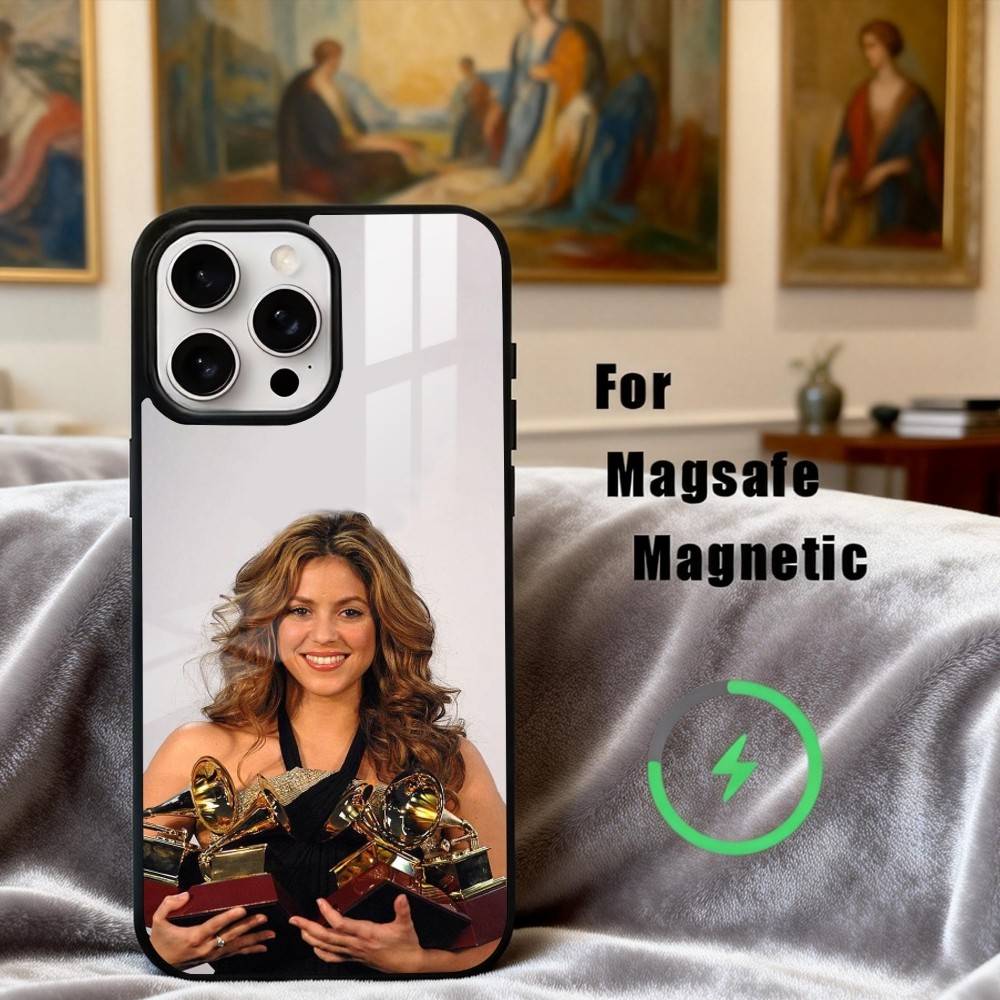 Popular S-Shakira-A  Phone Case For iPhone17,16,15,14,13,12,11 Plus,Pro Max Magnetic For Magsafe Wireless Charging