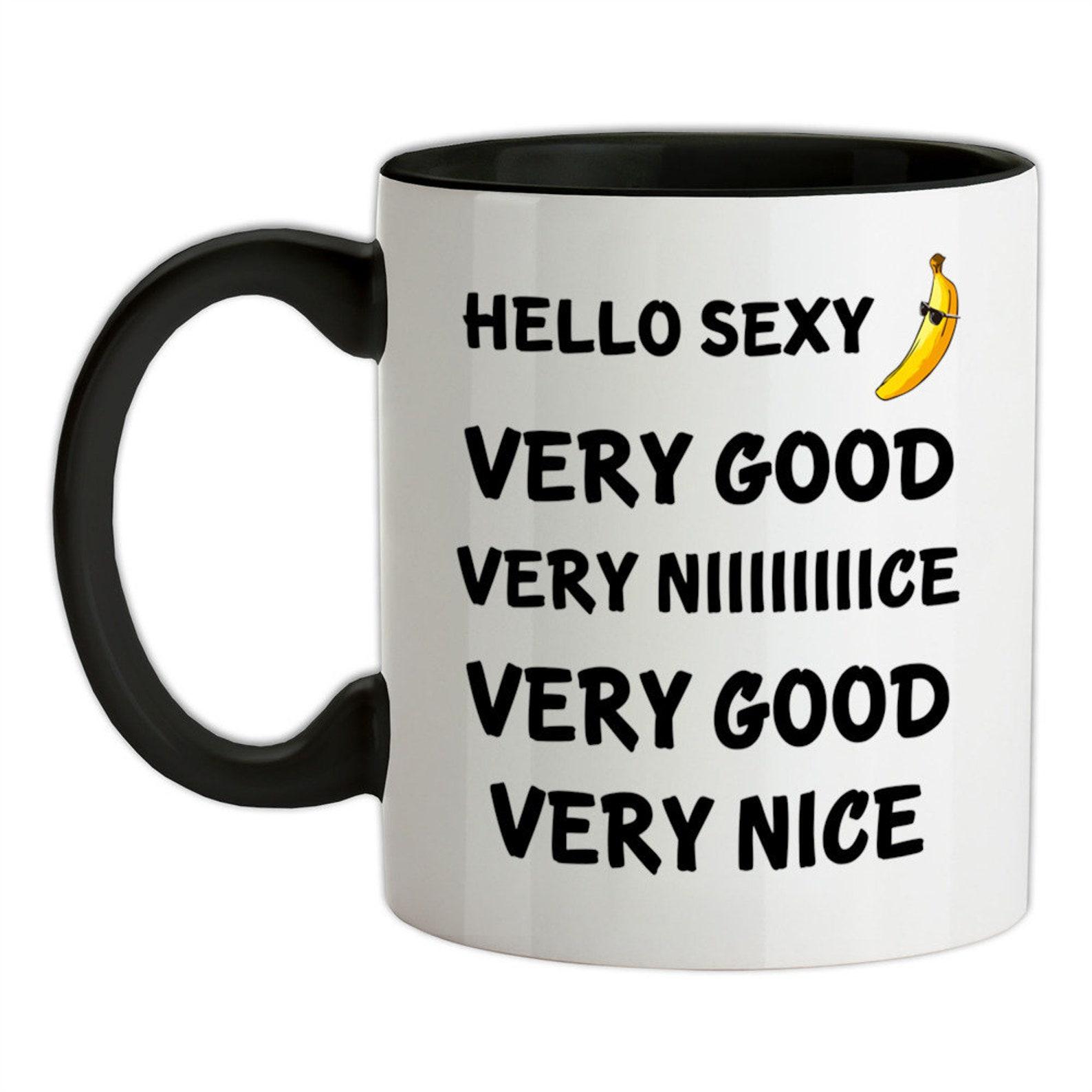 Very Good Very Nice - Funny Slogan Ceramic Mug for Coffee / Tea L