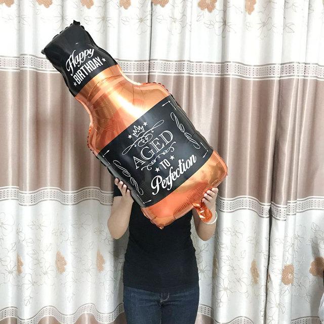 

Велика повітряна куля з гелієвої фольги. Віскі. Пиво. Повітряна куля. Весілля, день народження. Прикраси. Дорослі, діти. Дитячі повітряні кульки. темно-сірий