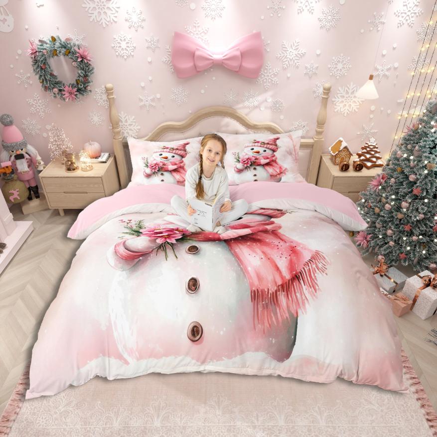 

Comforter Homewish Black Angle Girls Merry Xmas Bedding Sethappy New Year Bed Set For Princess Teens Comforter (quilt)-EU Single(135*200cm)3pcs
