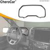 For 21+ F150 Interior Dashboard Panel Frame Decoration Carbon Fiber Accessories
