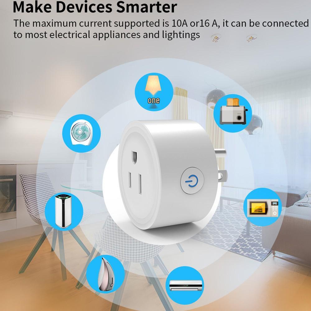 Graffiti WiFi Smart Plug: Bluetooth Remote & Alexa Voice Control Socket