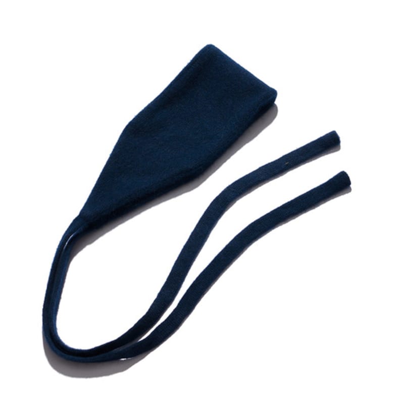 poev Two-way Knitted Hair Band - Navy