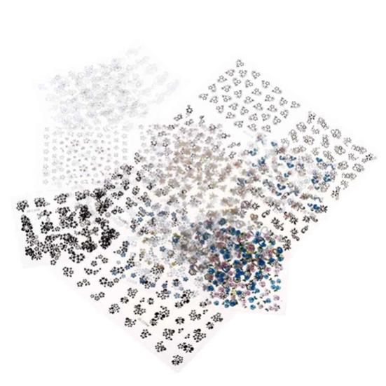 

30 листов смешанных цветочных наклеек для дизайна ногтей, наклейки для маникюра «сделай сам», аксессуары для дизайна ногтей