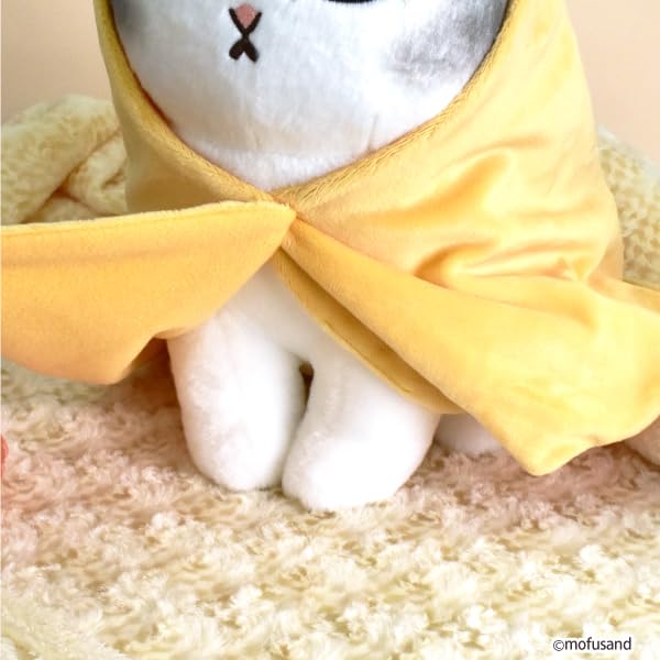 mofusand Wrapped Cat Big Plush 2 30cm Toy, Types, Approx. (Orange)