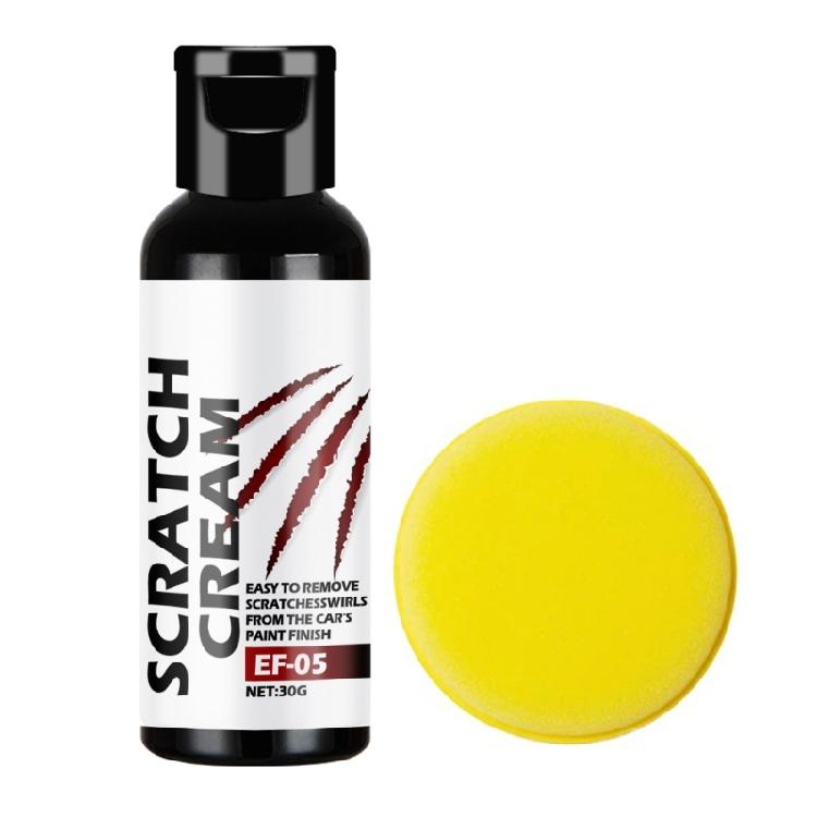 

Multi Purpose Automotive Scratch Eliminators Wax Scratch Removal Cream with Sponge Long Lasting for Car Trucks SUVs Car 1