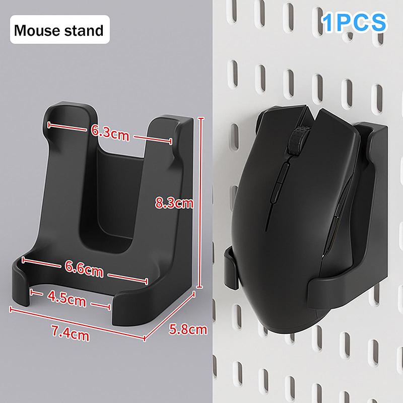 Mechanical Keyboard Wall Hanger Abs Hook For Pegboard Hook Display Wall Perforated Board Mouse Stand