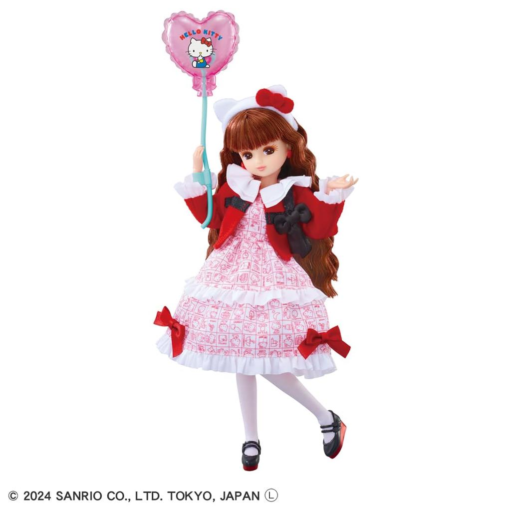 Takara Tomy Licca Doll Photogenic Licca Hello Kitty 50th Anniversary Style