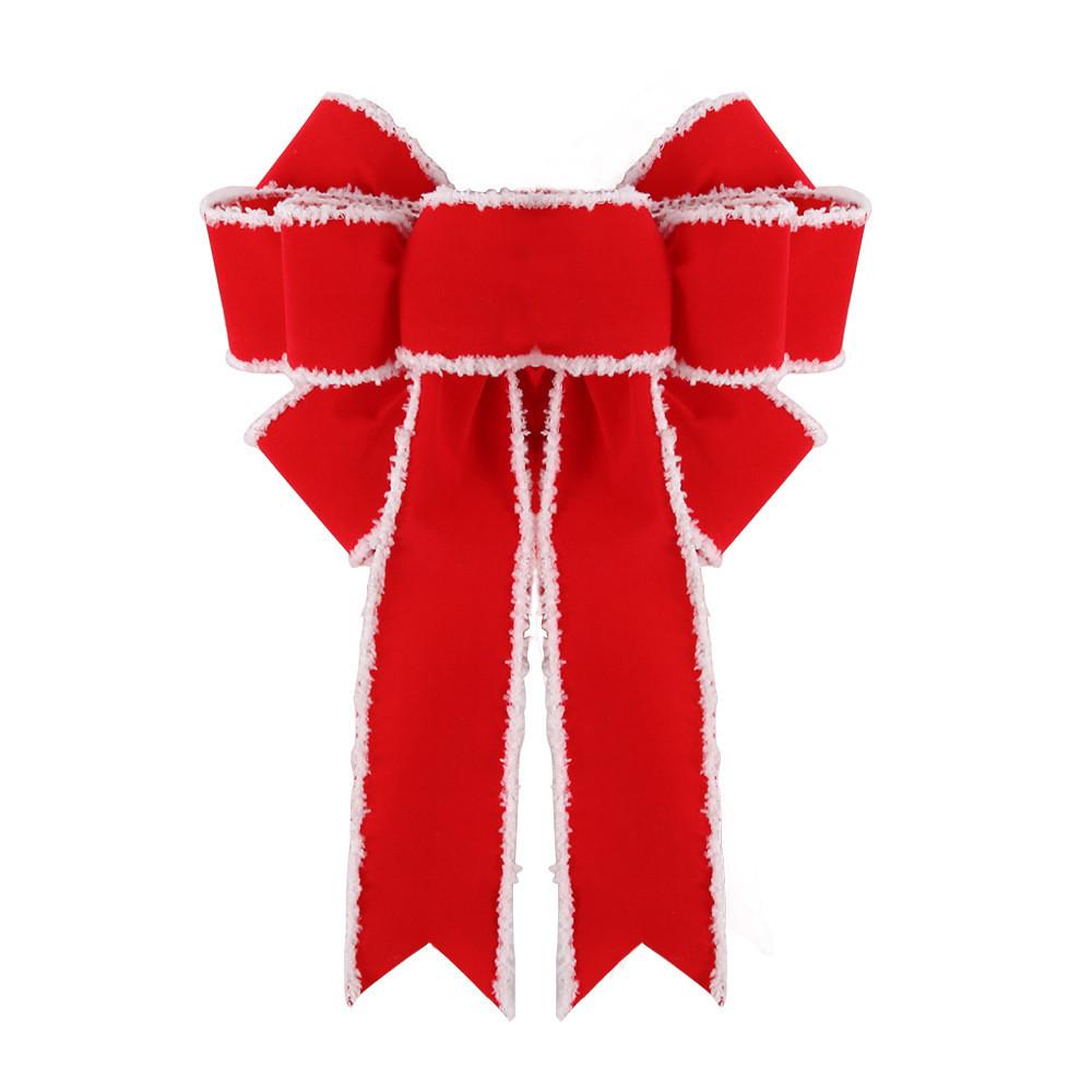 Luxurious Red Bow Christmas Decor Set Featuring Large And Small Sizes For Festive Elegance Red Large Bow