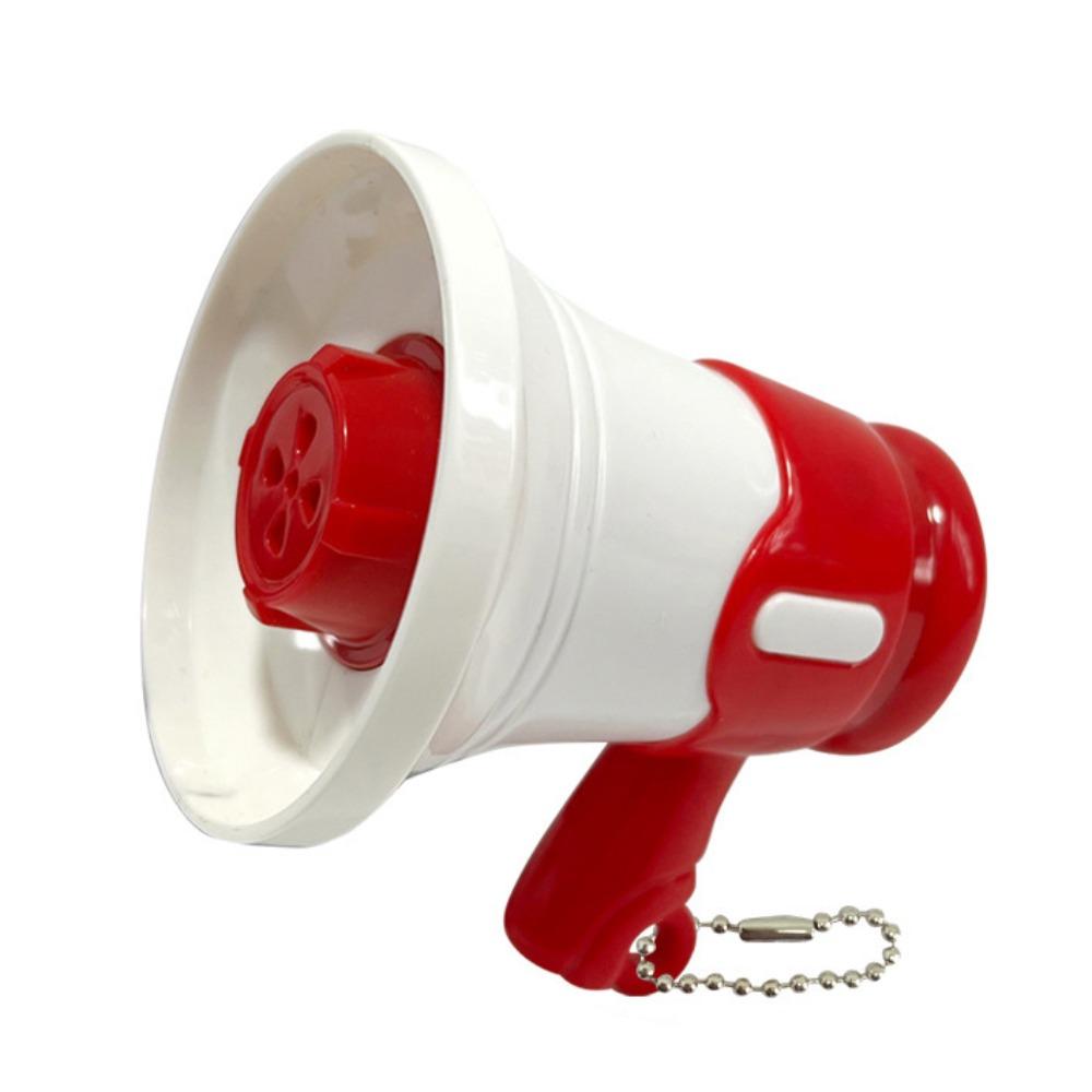 Speaker Music Trumpet Key Chain Recording Handheld Speakers Toy Music Keychain Pendant Friend Gift красный