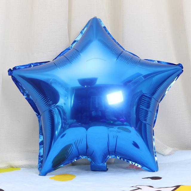6 STK 10/18 tommer femspissede stjerne aluminiumsfolieballonger Rose gullballong Barn Voksen Bursdagsfest Bryllupsdekor