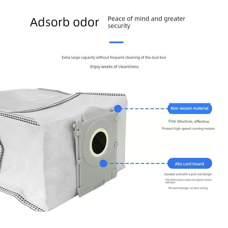Suitable for Ecovacs Vacuum Cleaner Dust Bags X11/X8/T80/T50/X9/T30/X1/X12 Accessories Garbage Bags