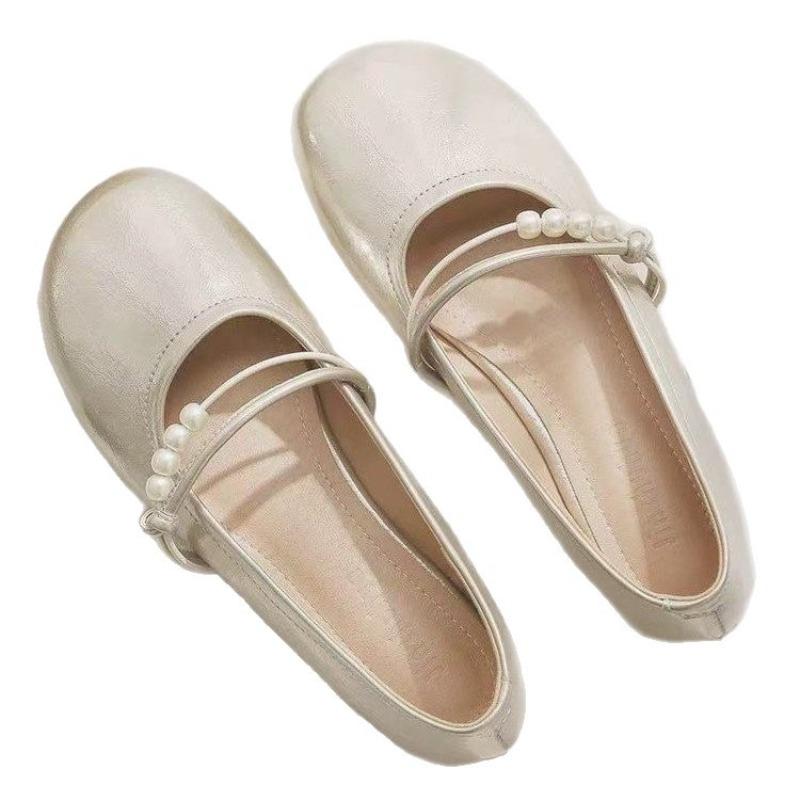 With skirt, light mouth single shoes, new autumn gentle outer wear soft-soled Mary Jane shoes for women