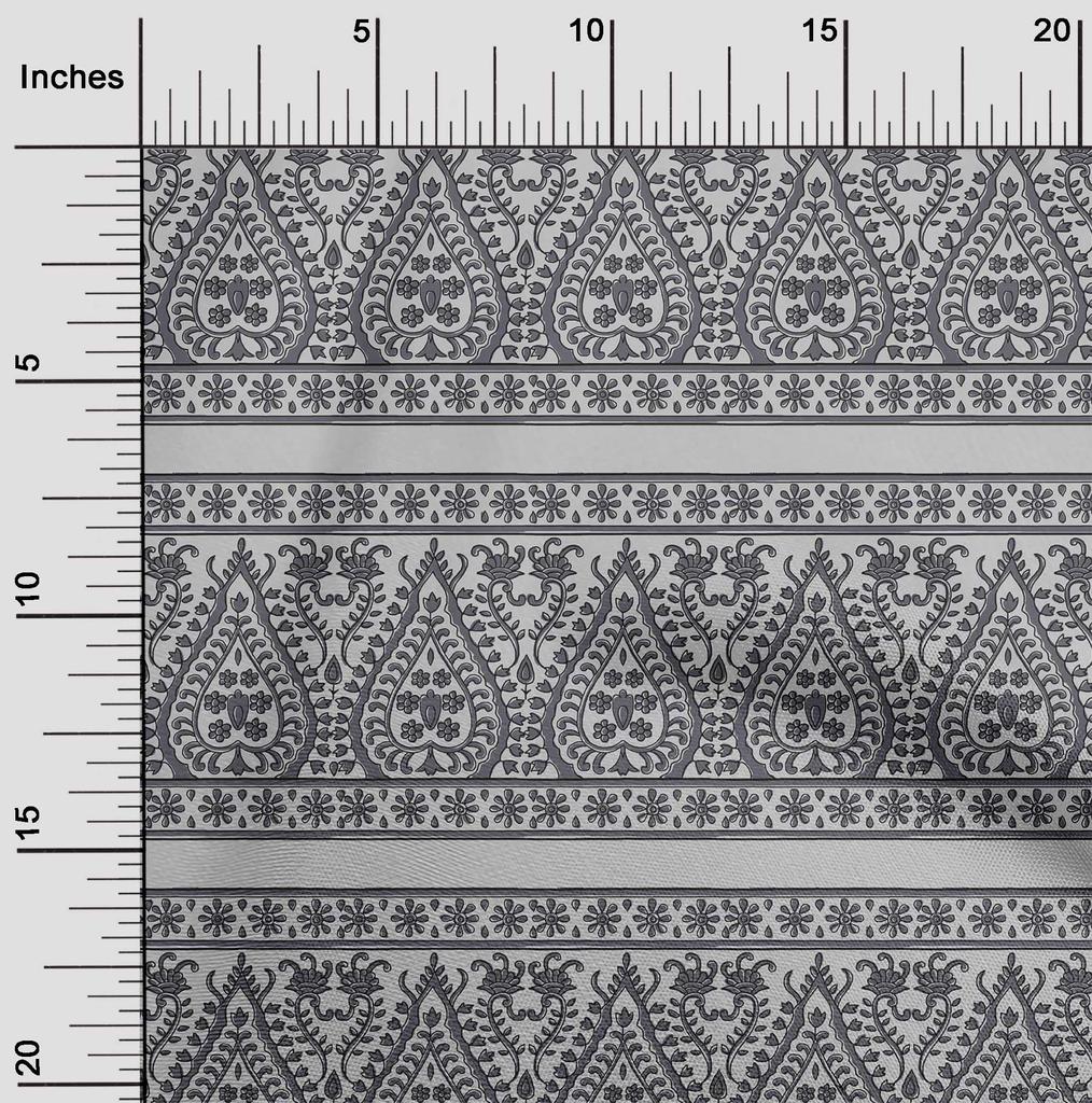 oneOone Bavlněná směsová látka Pruh|Listy a Květinový Blokově Tištěný Řemeslný Materiál BTY 40 Palců