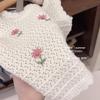 Stylish Summer Outfit For Girls Two Piece Set Includes Knit Vest And Denim Shorts