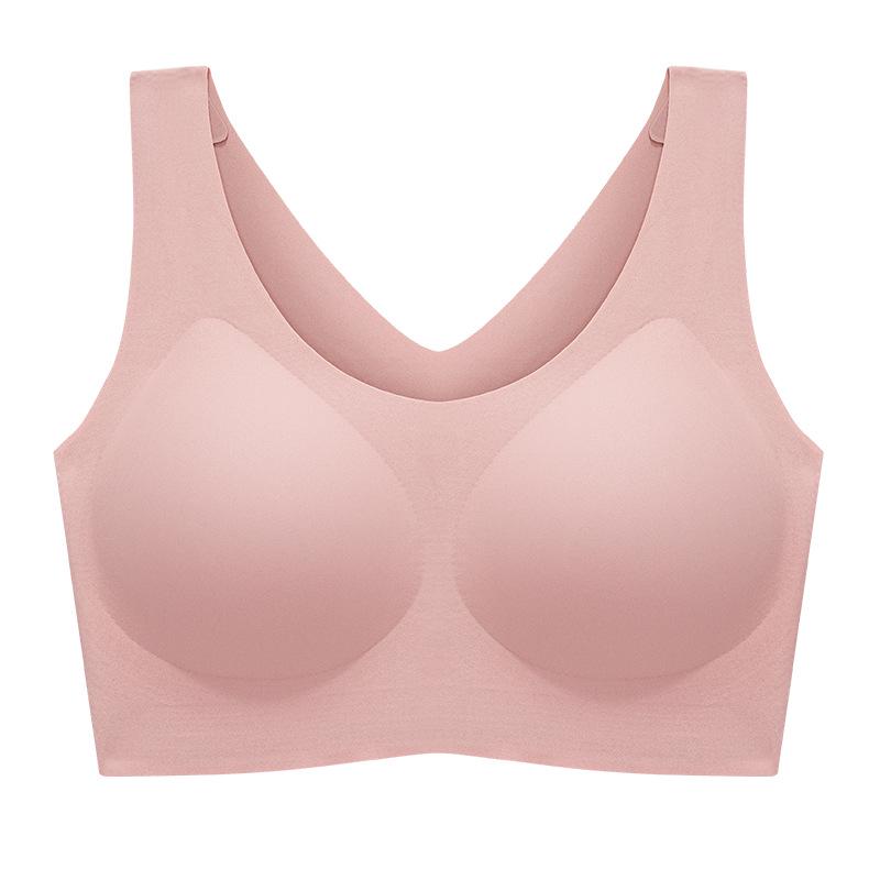 Cloud Seamless Women's One-Piece Bra, Size-Free for Large or Small Busts, Fixed Cup, Thin Design