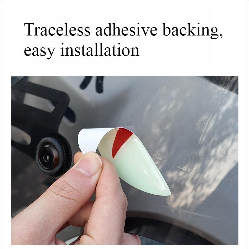 Car and Motorcycle Modified Luminous Devil Eyes 3D Sticker Electric Car 3D Decorative Front Decal