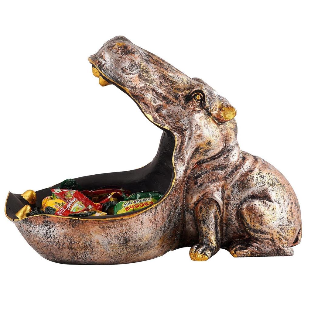 Angry Big Mouth Hippopotamus Showpiece for Home Decor Showpiece | Hippo Showpiece for Home Decorative Showpiece