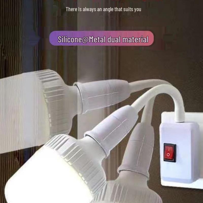 LED Superhelle Energiesparende Einsteck-Nachtleuchte mit Schalter - Schlafzimmer Wand-/Nachttischlampe