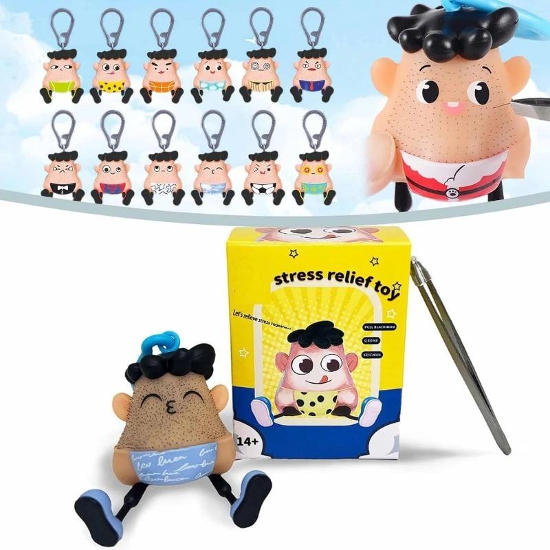 

Мистер Плаки Игрушка, Игрушка-антистресс для выдергивания волос, Игрушка для выдергивания волос с пинцетом, Игрушки для снятия тревоги и стресса, Сжимаемые подвесные украшения Style 12
