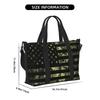 Camo American Flag USA Camouflage Print Travel Duffel Bags Unisex Waterproof Sports Luggage Tote Bag Overnight Weekender Bag