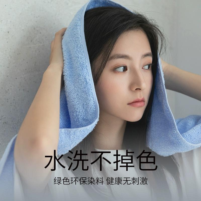 Bath towel towel three-piece set of pure cotton bath towel bath swimming towel can be embroidered