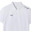 Li Ning Summer Polo Shirt Short Sleeved Men's White APLV417-