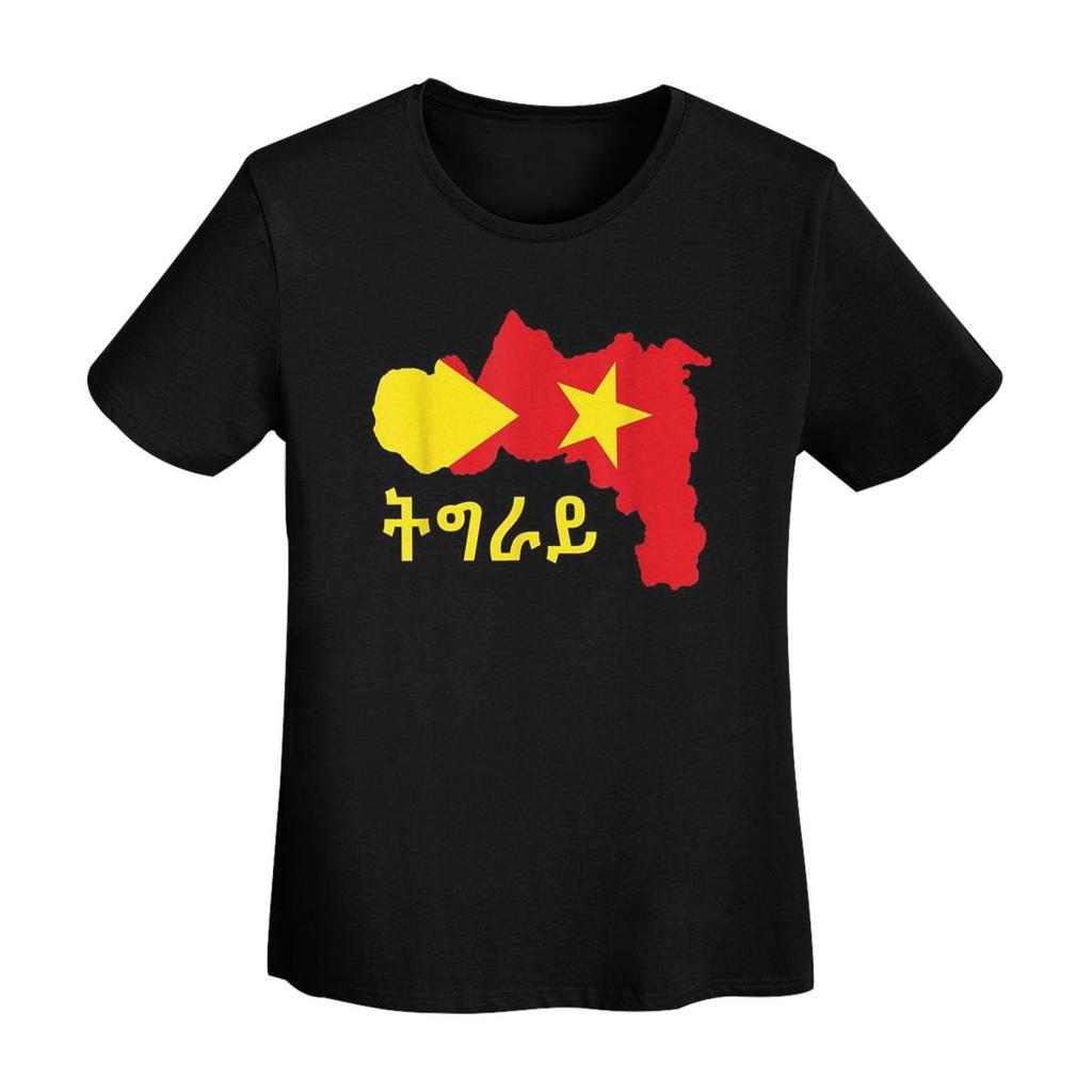 Tigray Flag Ethiopian TShirt Women Short Sleeve T Shirts ONeck Clothes Cotton Summer Tees Streetwear