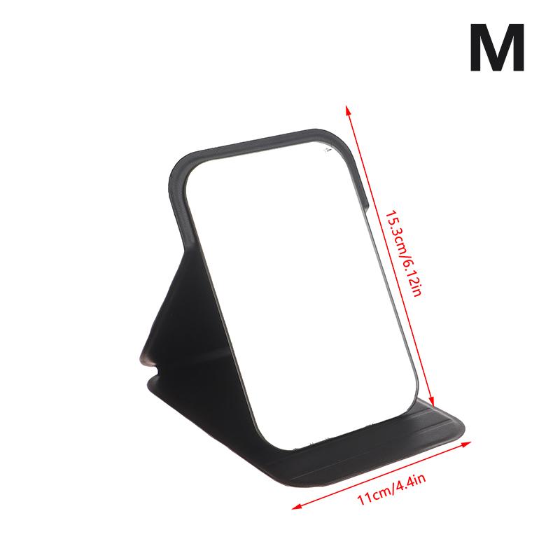 Desktop Makeup Mirror PU Leather Portable Vanity Mirror Foldable Hand Mirror Compact Mirrors Cute Pocket Mirrors For Travel Tool