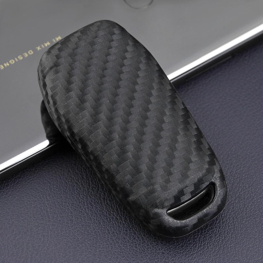Carbon Fiber Texture Key Case for Ford: Fits Mondeo, Lincoln, Mustang, Focus - Protective Shell