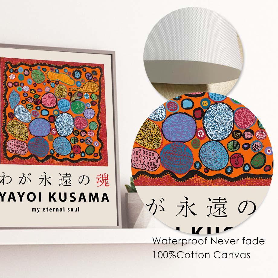 Yayoi Kusam Polka Dots Kürbisse Abstrakte Wand Kunst Leinwand Malerei Nordic Poster Und Drucke Wand Bilder Für Wohnzimmer Dekor