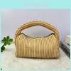 Chic Woven Handheld Bag For Women With Polyester Lining For Casual And Party Outfits
