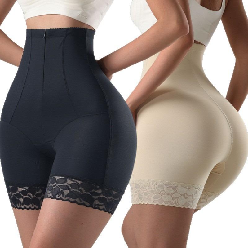 High Waist Tummy Control Butt Lifting Shapewear Pants With Zipper