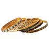18k Gold-Plated Stainless Steel Open Bracelet - European & American Style, Light Luxury Women's Jewelry