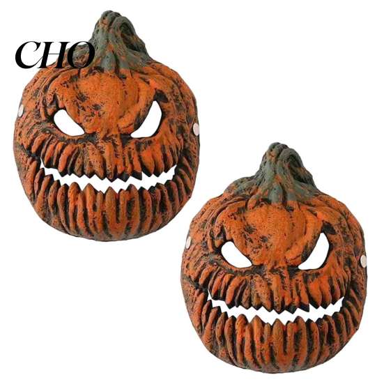 Halloween Kürbiskopf Maske Lichtabdeckung Maske, 3D Gruseliges Gesicht Lampe Spukhaus Beleuchtungszubehör Schirm für Veranda Garage, Tragbares Cosplay