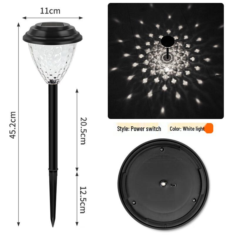 Xuan Yong Outdoor Solar Garden LED Landscape Lights (2-Pack)