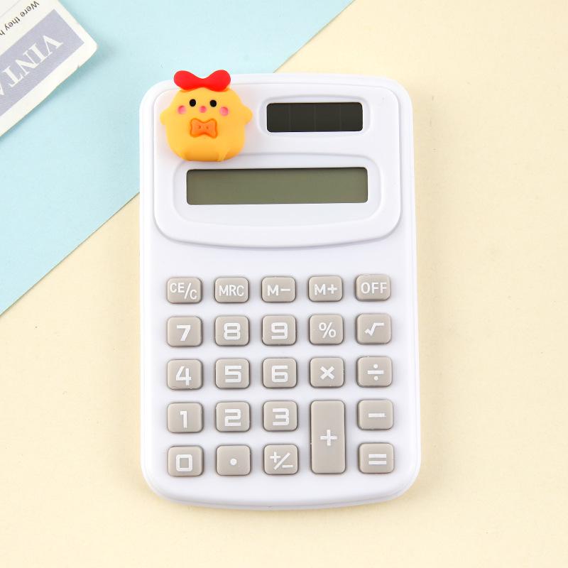 Cartoon Mini Cute Portable Calculator for School and Office